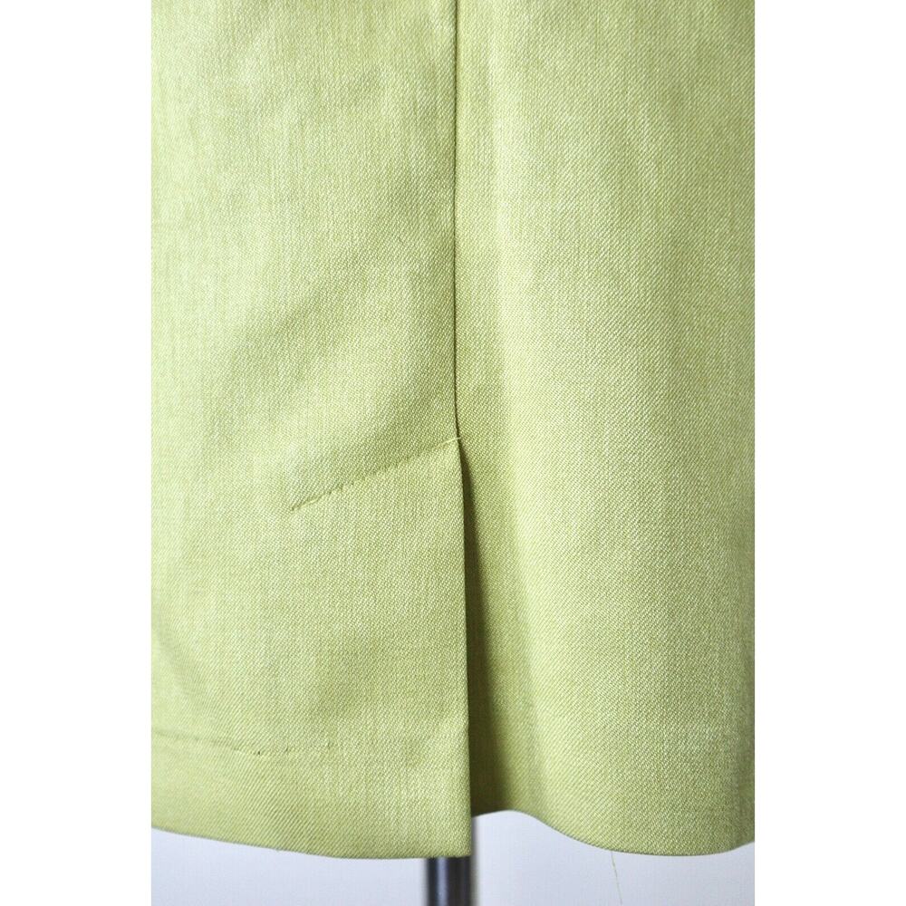 Vintage 1970s Maren Size 10 Mod Go-Go Girl Mini Skirt Chartreuse Green - Picture 9 of 12